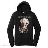 Silver Labrador Retriever Dog Women's Hoodie thumb 0