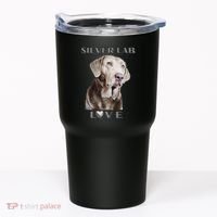 Silver Labrador Retriever Dog Tumbler thumb 0