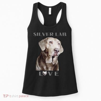 Silver Labrador Retriever Dog Women's Tank Top