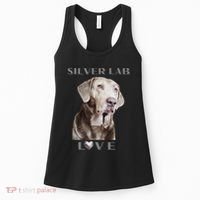 Silver Labrador Retriever Dog Women's Tank Top thumb 0