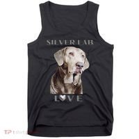 Silver Labrador Retriever Dog Tank Top thumb 0