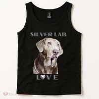 Silver Labrador Retriever Dog Tank Top thumb 2
