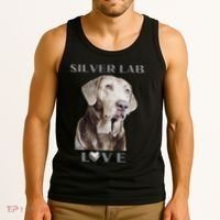 Silver Labrador Retriever Dog Tank Top thumb 3