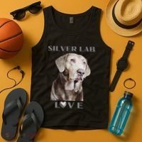 Silver Labrador Retriever Dog Tank Top thumb 4