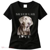 Silver Labrador Retriever Dog Women's T-Shirt thumb 0