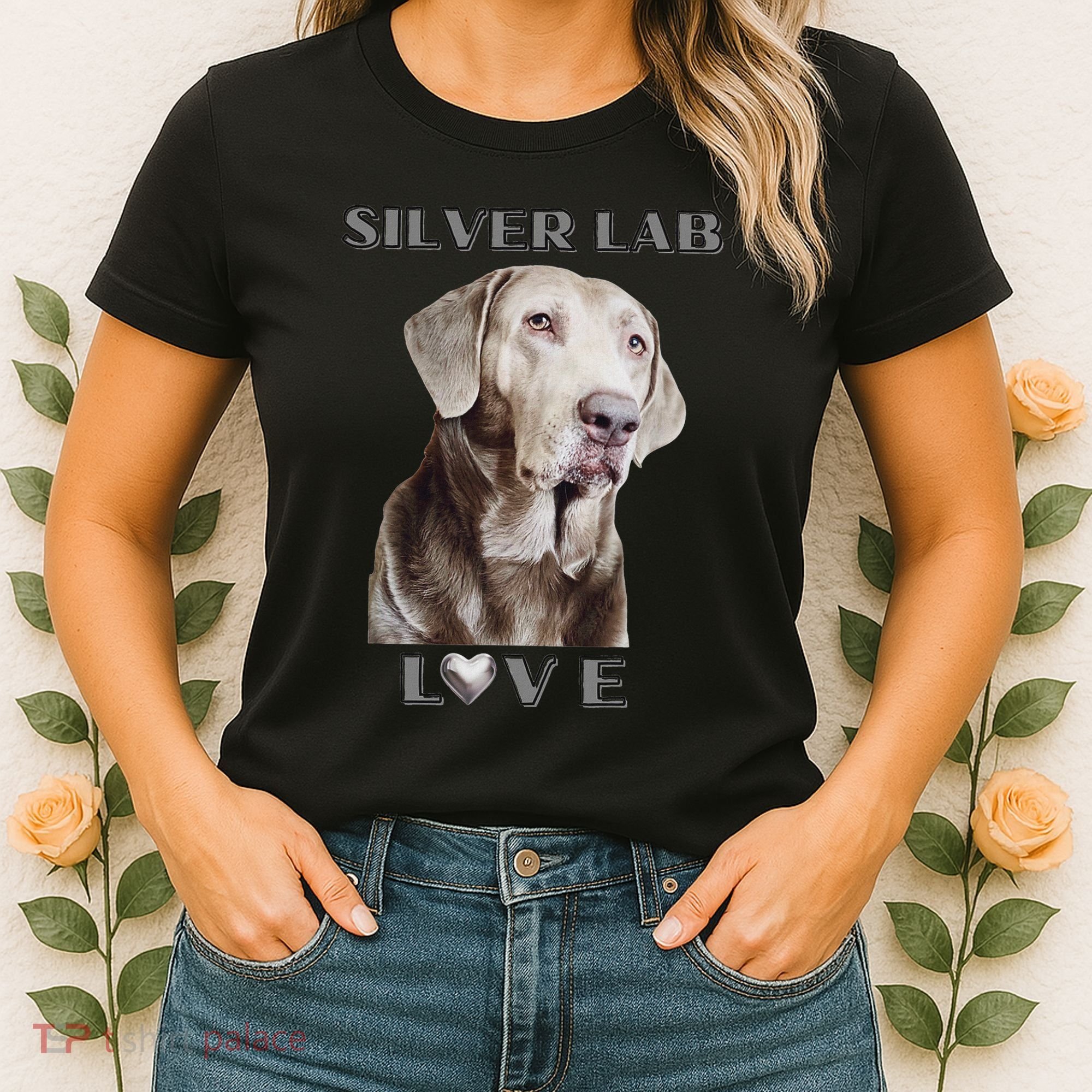 Silver Labrador Retriever Dog Women's T-Shirt
