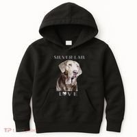 Silver Labrador Retriever Dog Kids Hoodie thumb 0