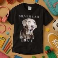 Silver Labrador Retriever Dog Kids T-Shirt thumb 3