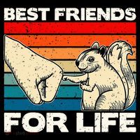 Squirrel Lover, Retro Squirrel Art, Squirrel  Backpack thumb 2