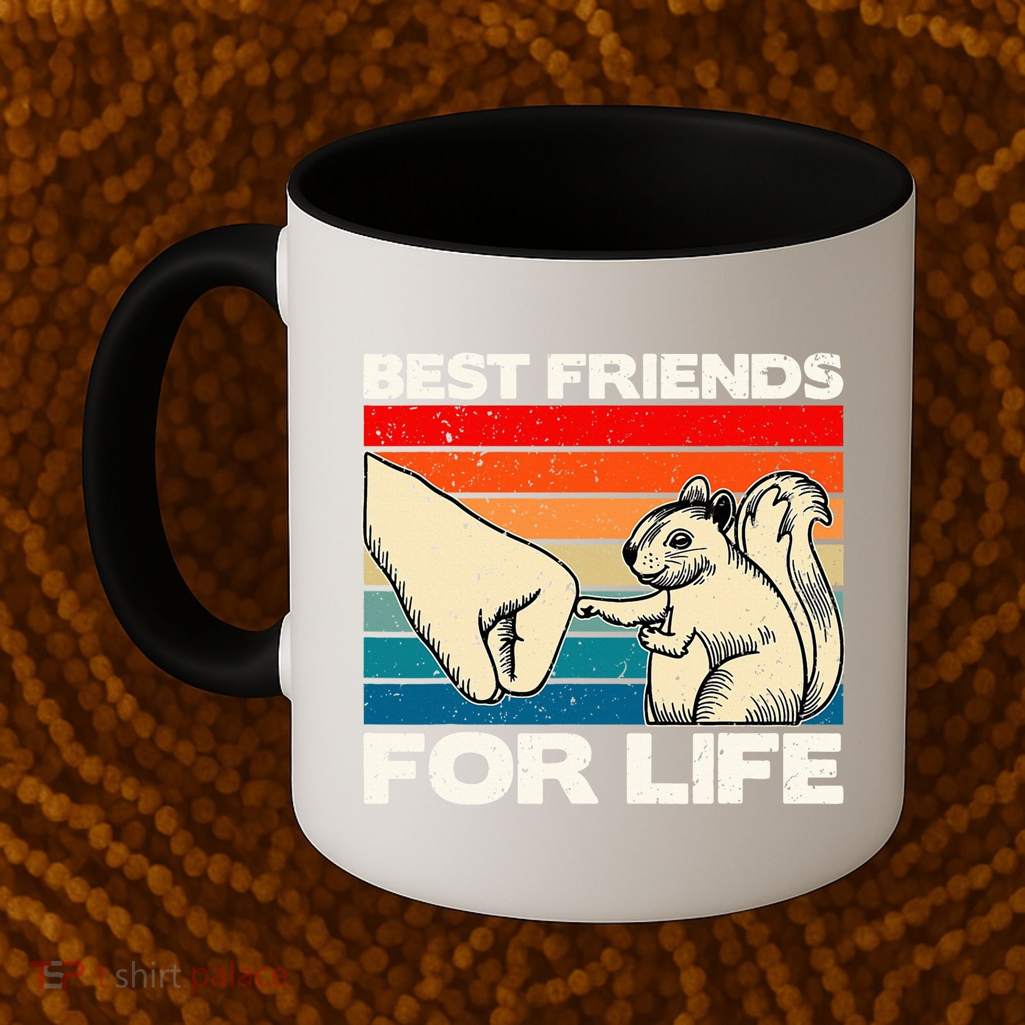 Squirrel Lover, Retro Squirrel Art, Squirrel  Coffee Mug