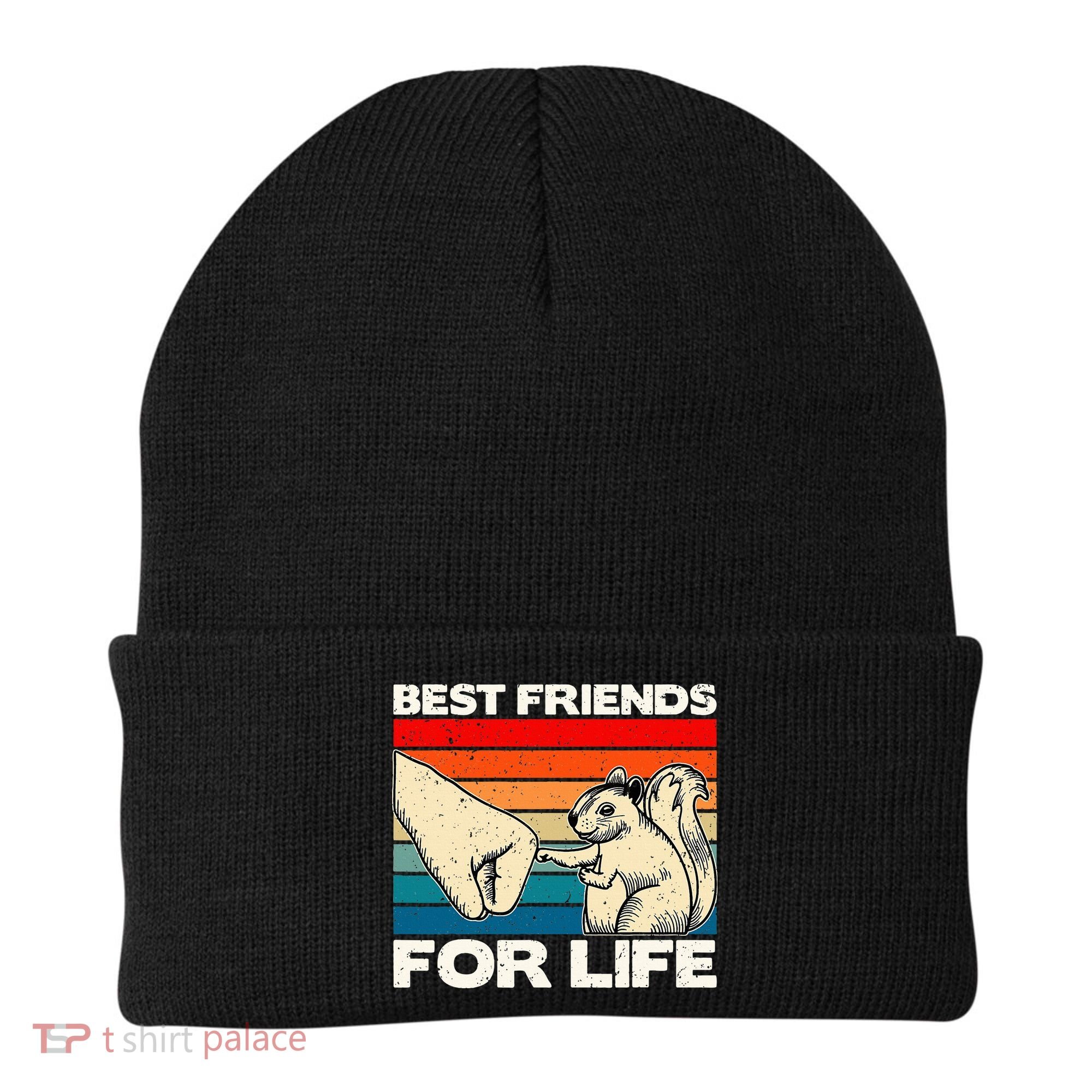 Squirrel Lover, Retro Squirrel Art, Squirrel  Beanie