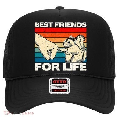 Squirrel Lover, Retro Squirrel Art, Squirrel  Hat