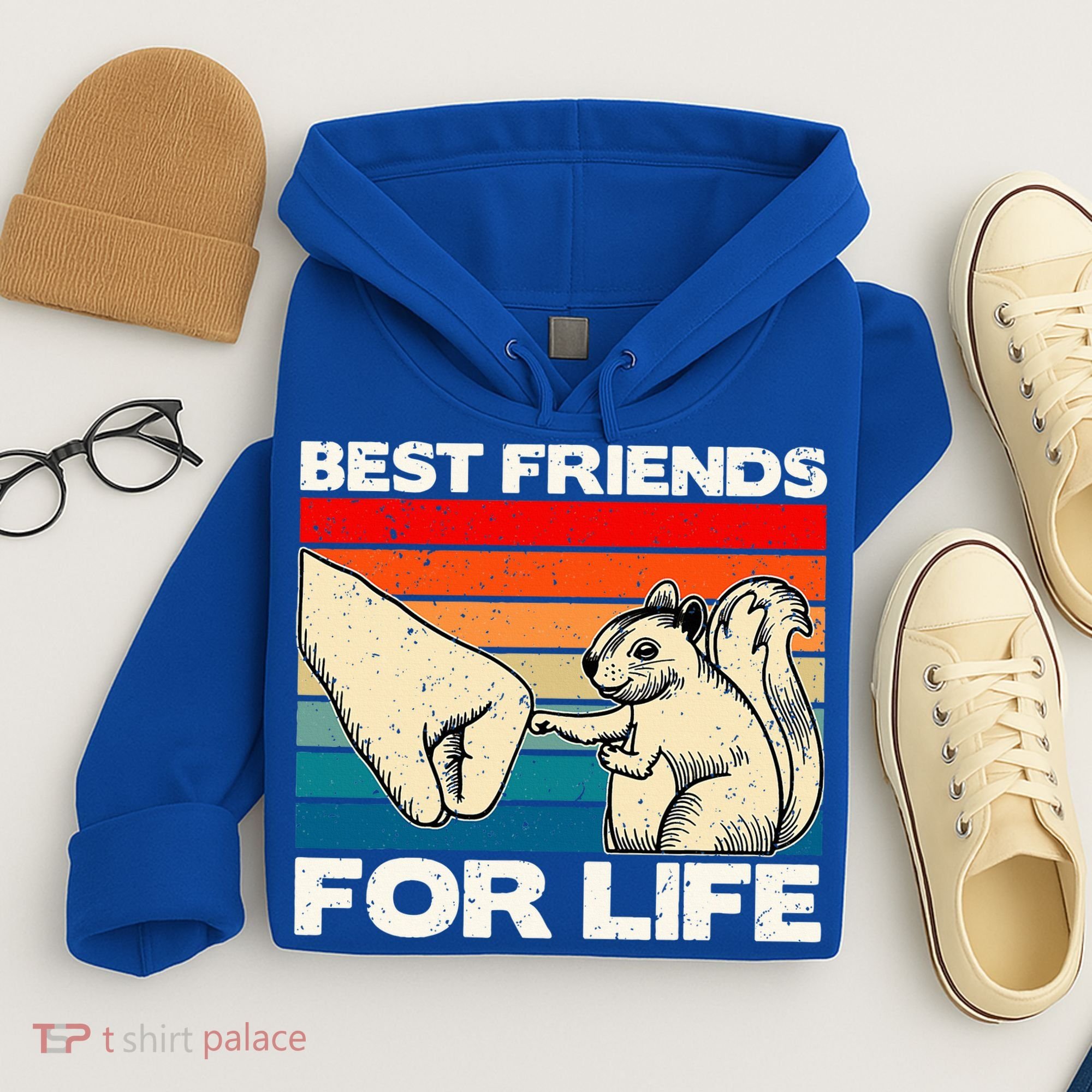 Squirrel Lover, Retro Squirrel Art, Squirrel  Hoodie