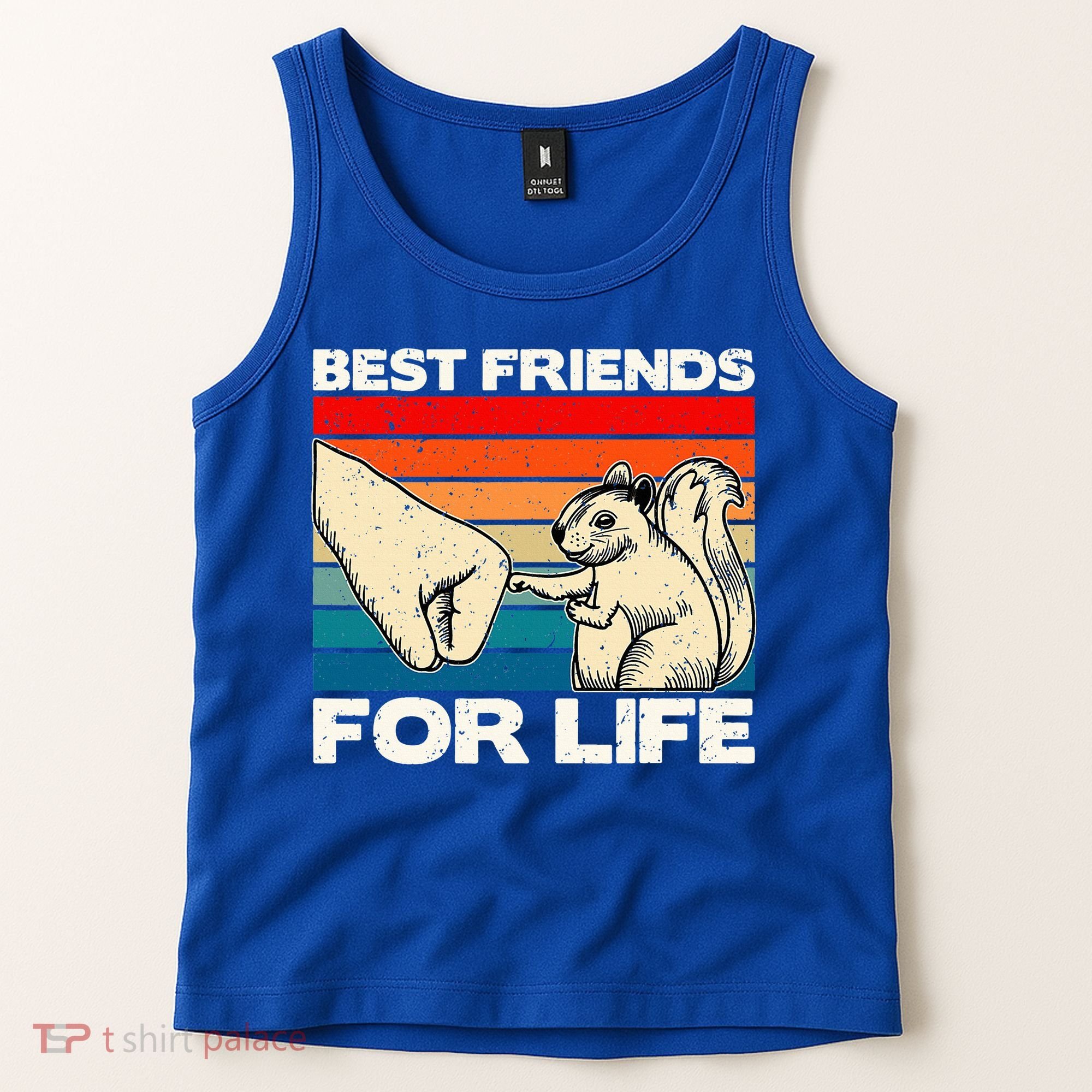 Squirrel Lover, Retro Squirrel Art, Squirrel  Tank Top