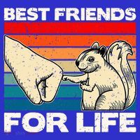 Squirrel Lover, Retro Squirrel Art, Squirrel  Tank Top thumb 6