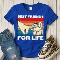 Squirrel Lover, Retro Squirrel Art, Squirrel  Women's T-Shirt thumb 3