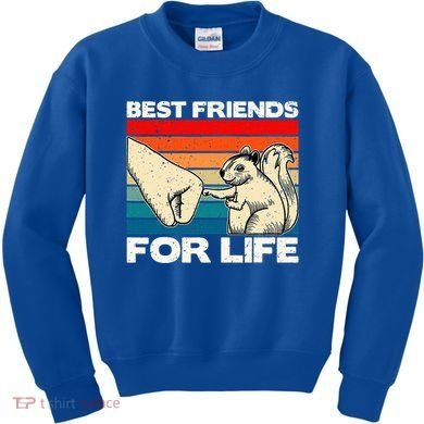 Squirrel Lover, Retro Squirrel Art, Squirrel  Kids Sweatshirt