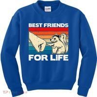 Squirrel Lover, Retro Squirrel Art, Squirrel  Kids Sweatshirt thumb 0