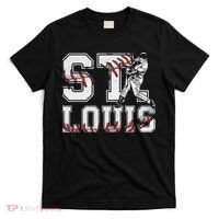 St. Louis Retro Baseball Lover Met At Game Day T-Shirt thumb 0