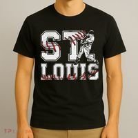 St. Louis Retro Baseball Lover Met At Game Day T-Shirt thumb 3