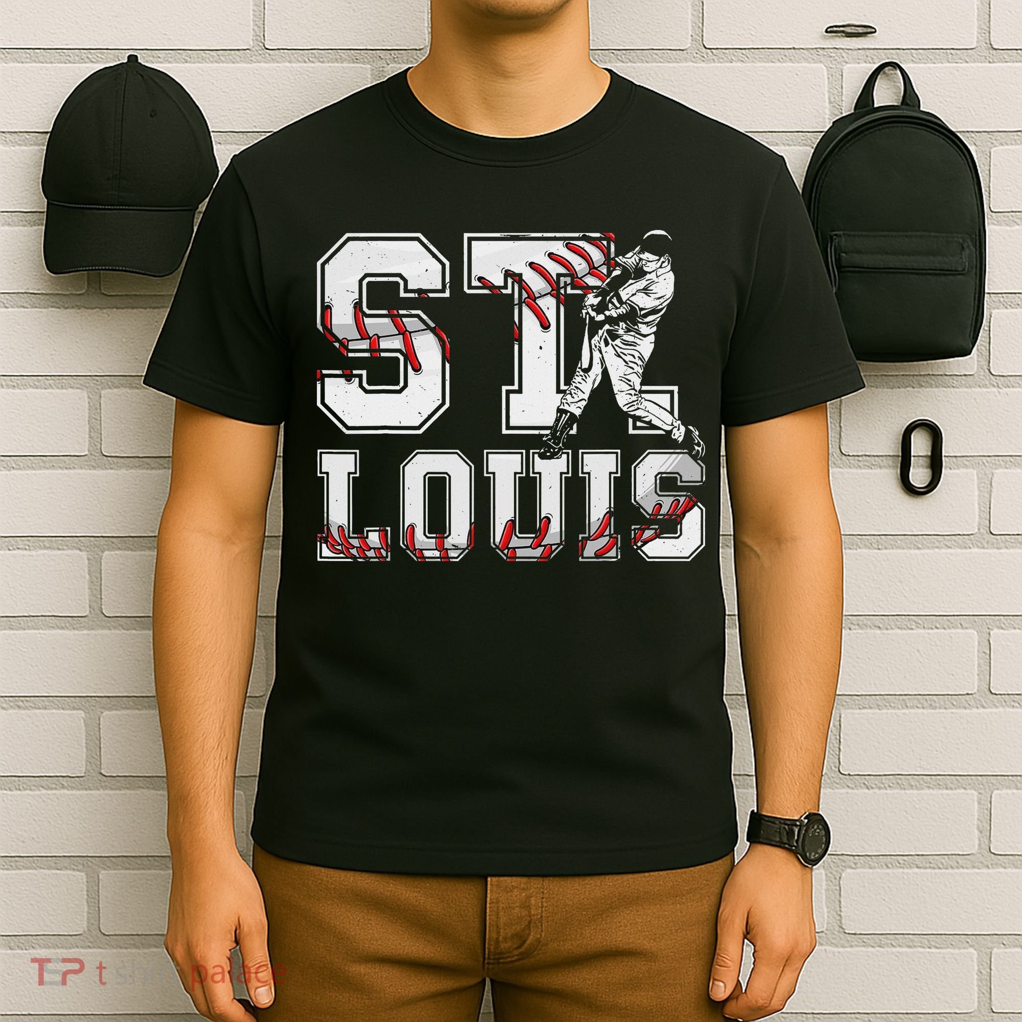 St. Louis Retro Baseball Lover Met At Game Day T-Shirt