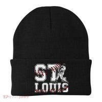 St. Louis Retro Baseball Lover Met At Game Day Beanie thumb 0
