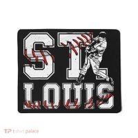 St. Louis Retro Baseball Lover Met At Game Day Mousepad thumb 0