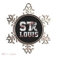 St. Louis Retro Baseball Lover Met At Game Day Ornament thumb 0