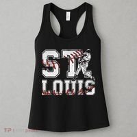 St. Louis Retro Baseball Lover Met At Game Day Women's Tank Top thumb 3