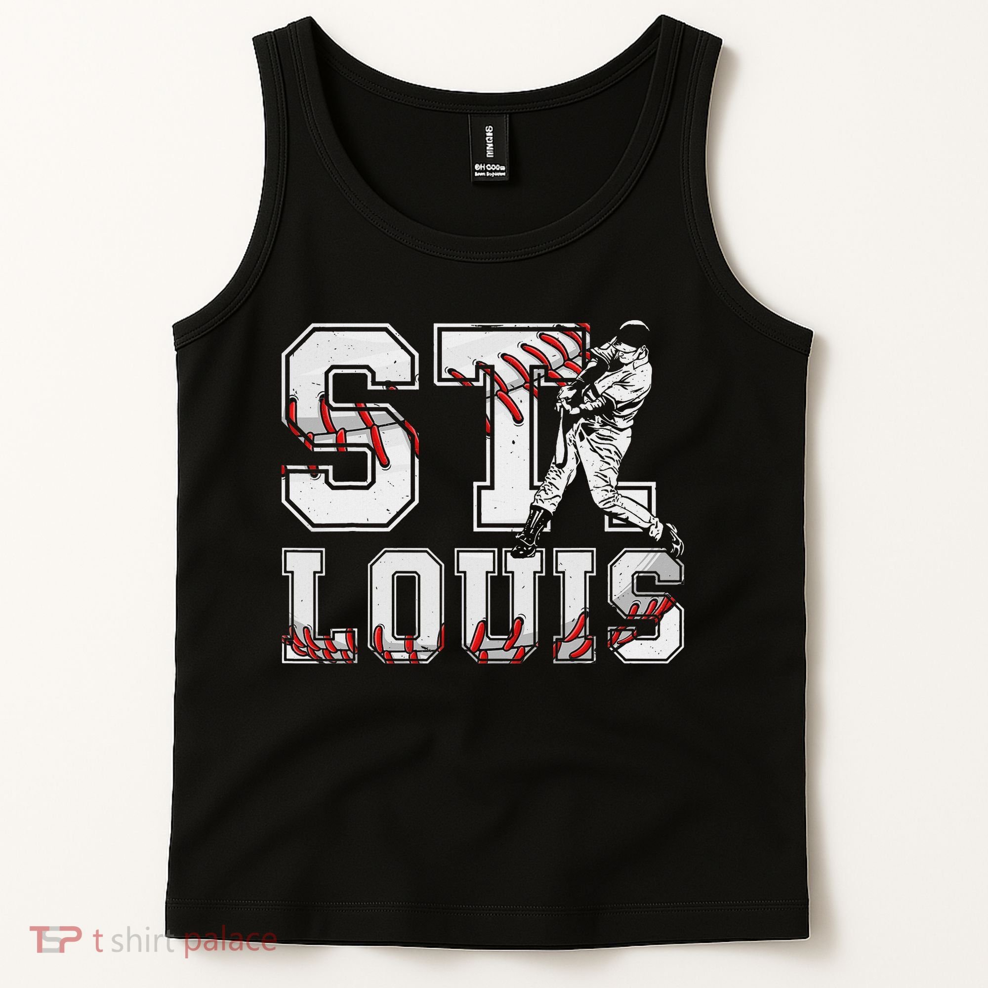 St. Louis Retro Baseball Lover Met At Game Day Tank Top
