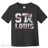 St. Louis Retro Baseball Lover Met At Game Day Toddler T-Shirt thumb 0