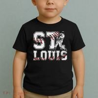 St. Louis Retro Baseball Lover Met At Game Day Toddler T-Shirt thumb 2