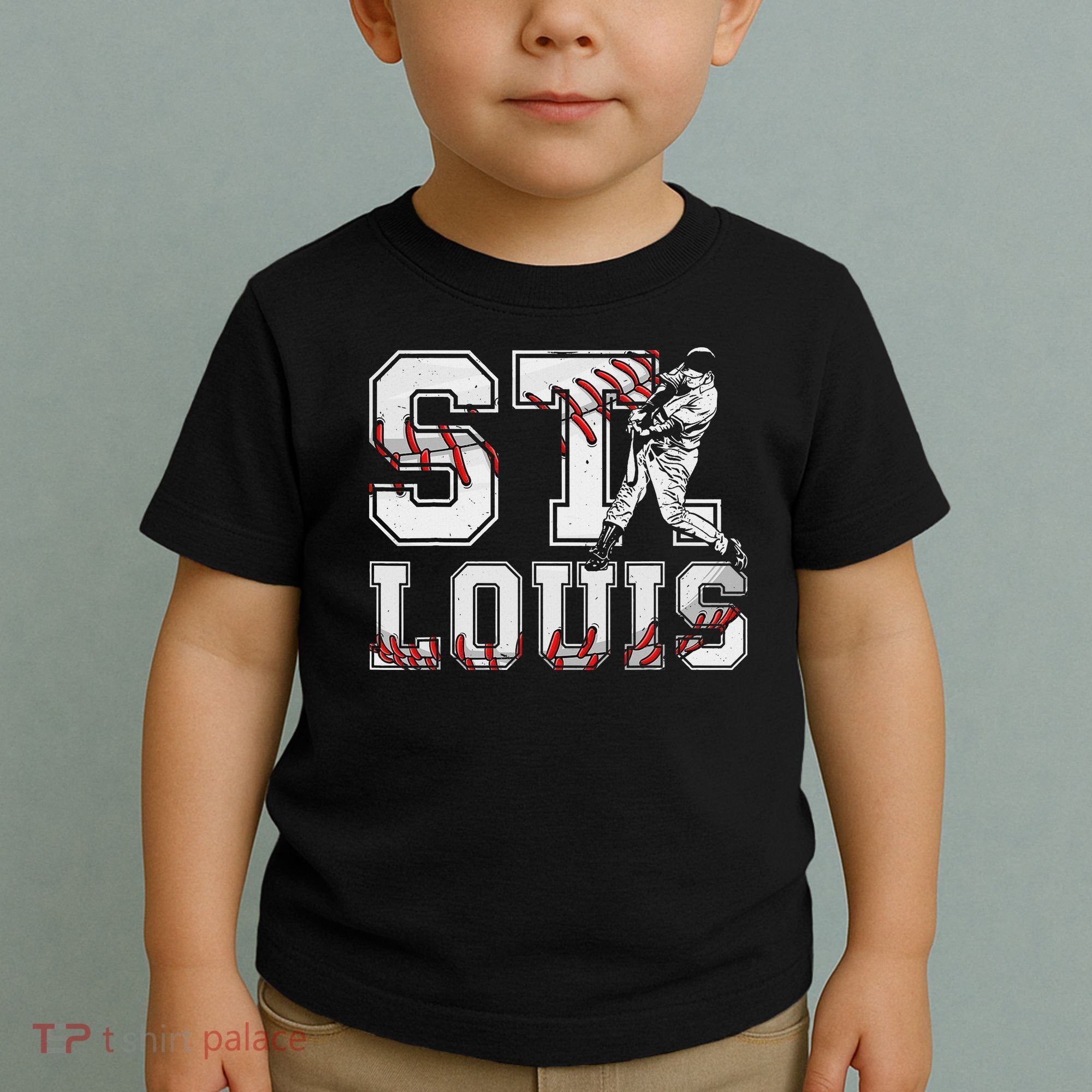 St. Louis Retro Baseball Lover Met At Game Day Toddler T-Shirt