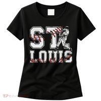 St. Louis Retro Baseball Lover Met At Game Day Women's T-Shirt thumb 0
