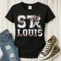 St. Louis Retro Baseball Lover Met At Game Day Women's T-Shirt thumb 3