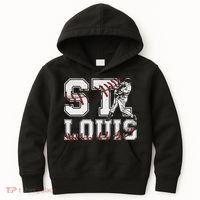 St. Louis Retro Baseball Lover Met At Game Day Kids Hoodie thumb 0