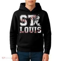 St. Louis Retro Baseball Lover Met At Game Day Kids Hoodie thumb 4