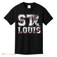 St. Louis Retro Baseball Lover Met At Game Day Kids T-Shirt thumb 0