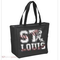 St. Louis Retro Baseball Lover Met At Game Day Tote Bag thumb 2