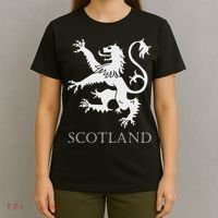 Scottish Lion Rampant Scotland Coat Arms Gift Rugby T-Shirt thumb 4
