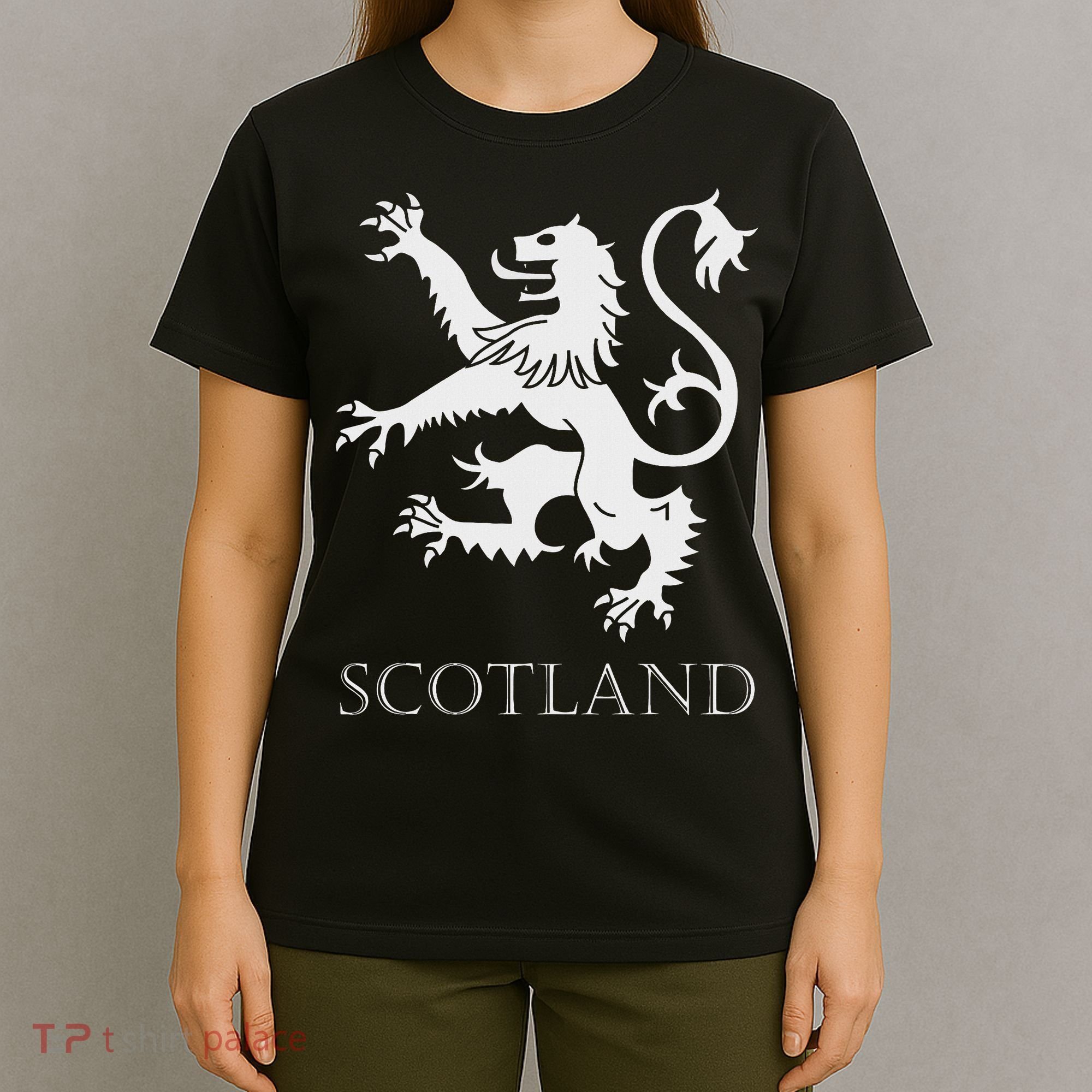 Scottish Lion Rampant Scotland Coat Arms Gift Rugby T-Shirt