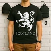 Scottish Lion Rampant Scotland Coat Arms Gift Rugby T-Shirt thumb 6