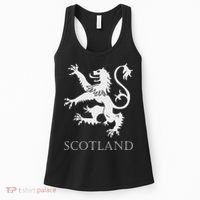 Scottish Lion Rampant Scotland Coat Arms Gift Rugby Women's Tank Top thumb 0
