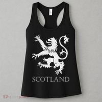 Scottish Lion Rampant Scotland Coat Arms Gift Rugby Women's Tank Top thumb 3