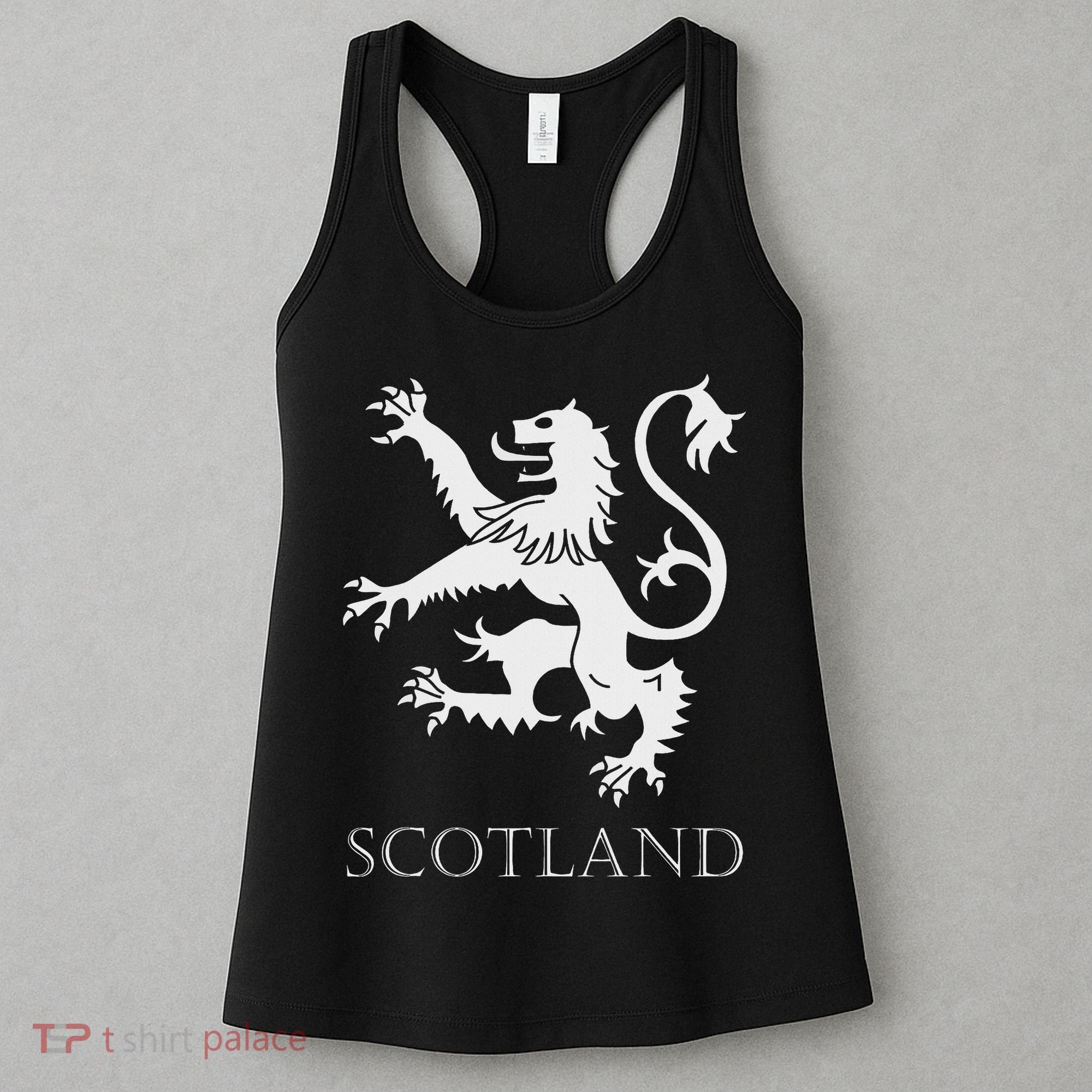 Scottish Lion Rampant Scotland Coat Arms Gift Rugby Women's Tank Top