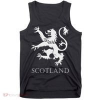Scottish Lion Rampant Scotland Coat Arms Gift Rugby Tank Top thumb 0