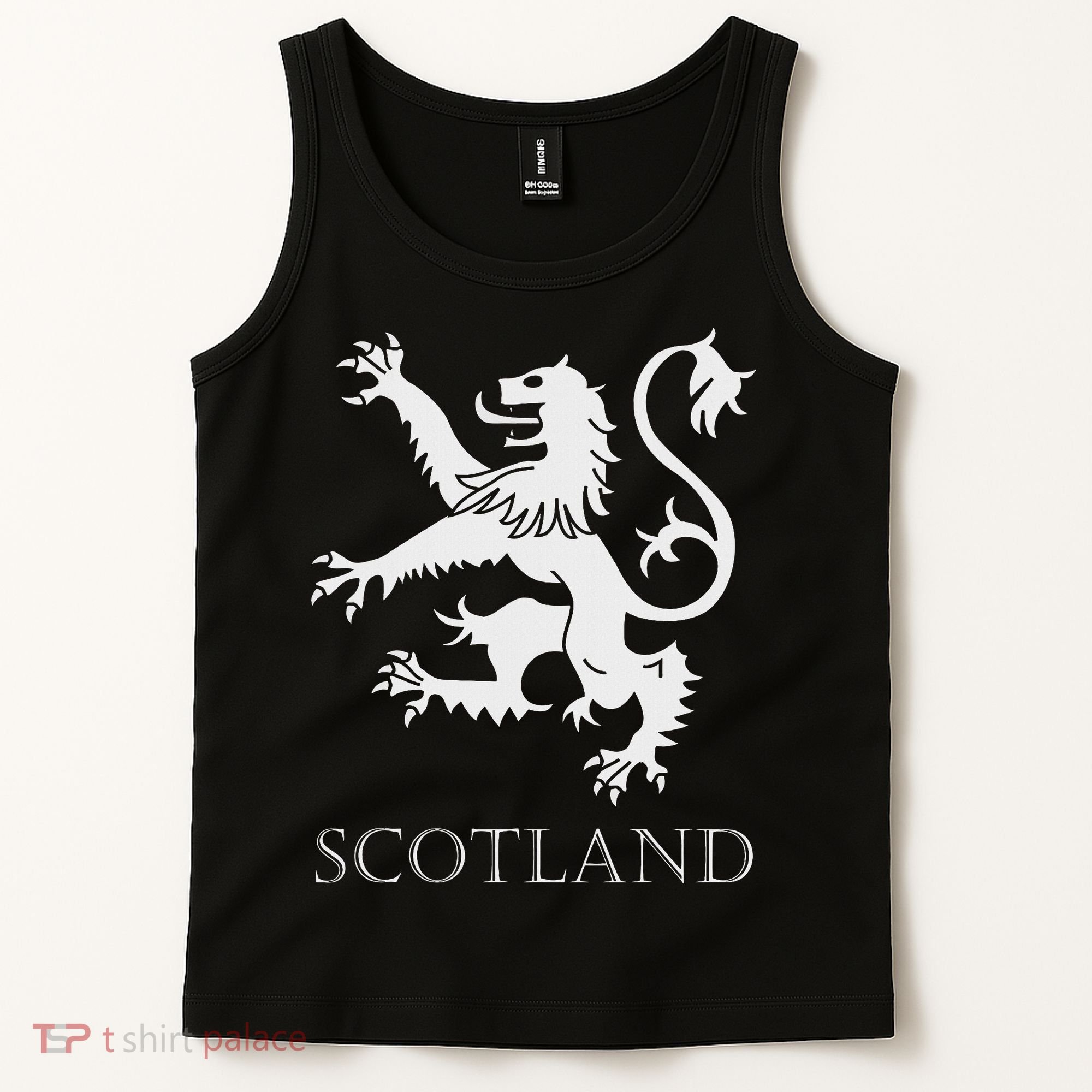 Scottish Lion Rampant Scotland Coat Arms Gift Rugby Tank Top