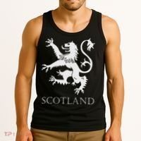 Scottish Lion Rampant Scotland Coat Arms Gift Rugby Tank Top thumb 3
