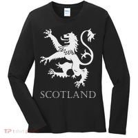 Scottish Lion Rampant Scotland Coat Arms Gift Rugby Women's Long Sleeve Shirt thumb 0