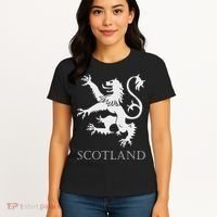 Scottish Lion Rampant Scotland Coat Arms Gift Rugby Women's T-Shirt thumb 4